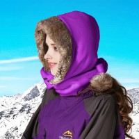 超厚保暖！！100個(gè)起打4.5折15元一個(gè)帽子圍巾一體帽